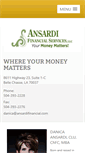 Mobile Screenshot of ansardifinancial.com